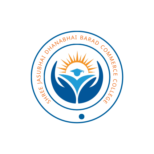 Blue & Orange Circle Illustrative Education Logo